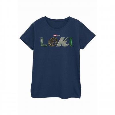 Womens/Ladies Loki Logo Cotton T-Shirt