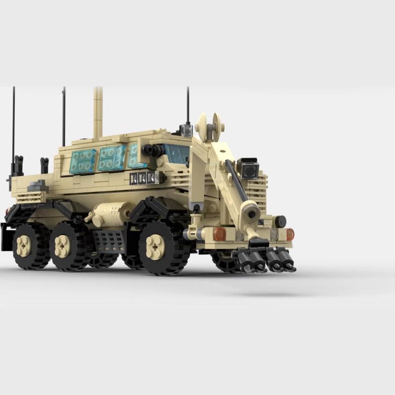Building Block Compatible 161976 Minesweeper Armored Vehicle, Creative Model, Children'S Puzzle, Building Block