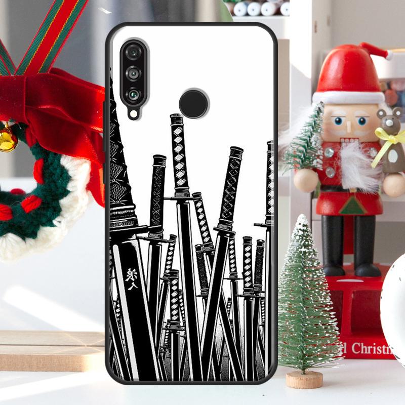Japan Samurai Ninja Ronin For Huawei Nova 5T 9 10 SE 7i 8i 11i 12i Y73 Y72 Y61 Y91 Y60 Y70 Y90 P20 P40 P30 Lite Case