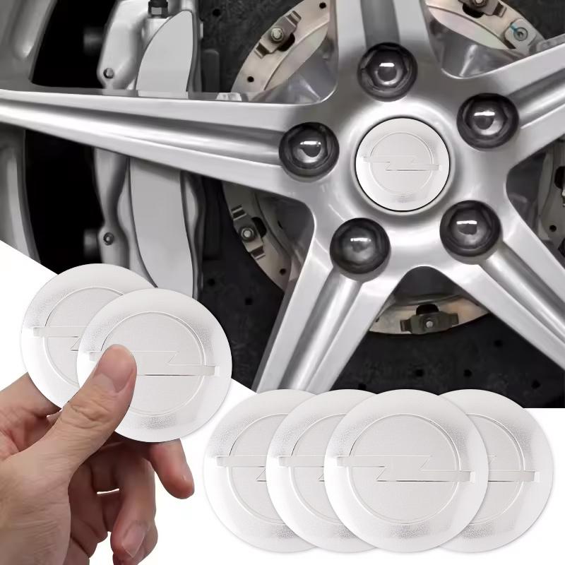 4 ks 56mm Dekorativní nálepky emblémů středových krytek kol automobilu Pro Opel Astra H G J Insignia Mokka Zafira Corsa Vectra C D Antara