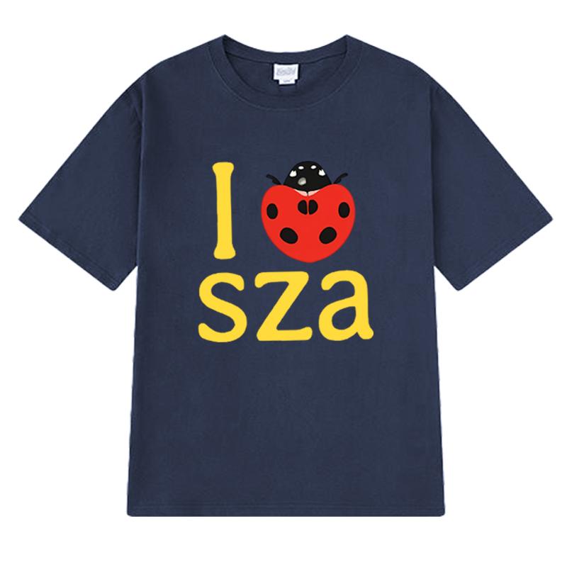 Fashion I Love SZA Grand National Tour 2025 Graphic T shirt Men Women Trend Y2k short sleeve T-shirts Unisex Hip Hop Cotton Tops