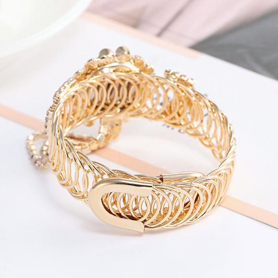 Strass-Quarzuhr, glänzend, modisch, stabile Leistung, Armbanduhr für den Alltag