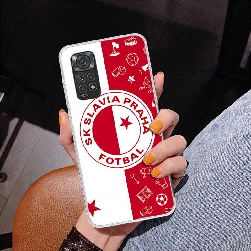 Sk Slavia Praha Czechy Etui na Telefon Dla Xiaomi Redmi Note 15 14 13 12S 12 11 Pro Plus 14S 11S 11E 10 10S 11T 5G Personaliz