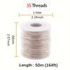50m&61m Cotton Candle Wick 21-45 Thread Low Smoke ECO-friendly Wicks DIY Making Tool Whole Roll Roller Degrease Candles Wick
