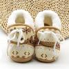 Baby First Walkers Winter Soft Soled Cotton Fabric Toddler Keep Warm Print Shoes