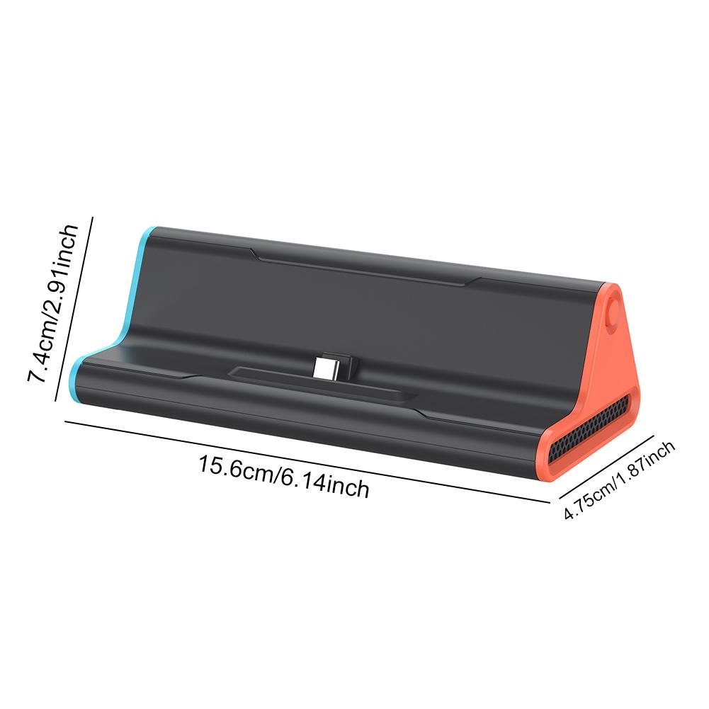 

For NS2 Portable 4K TV Dock Adapter USB3.0 Game Console Charging Stand with Type C/USB Port Game Console Charging Stand