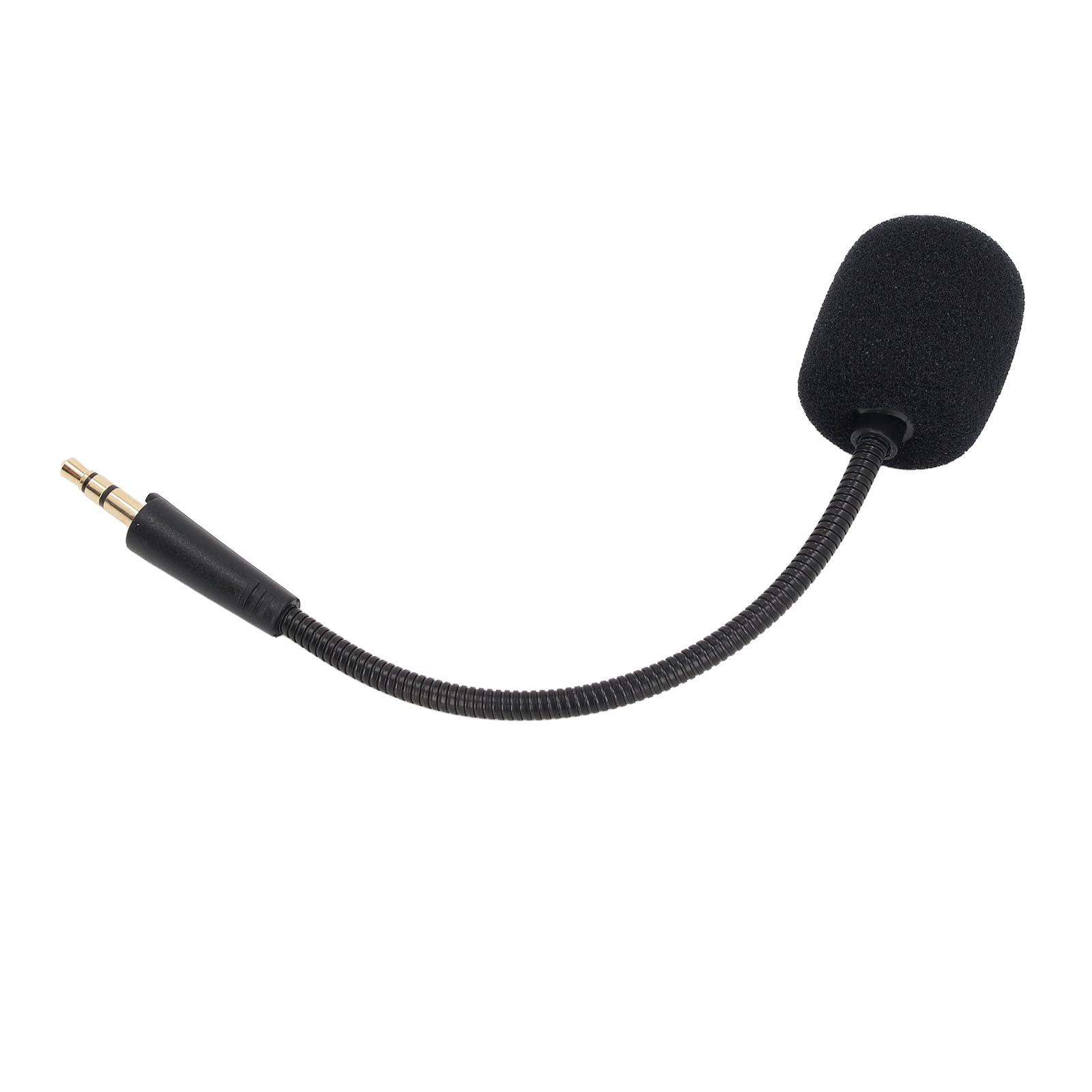 

Replacement Game Mic for Barracuda X 3.5mm Gold Plated Plug Headphone Detachable Microphone with Sponge Cap for Gaming