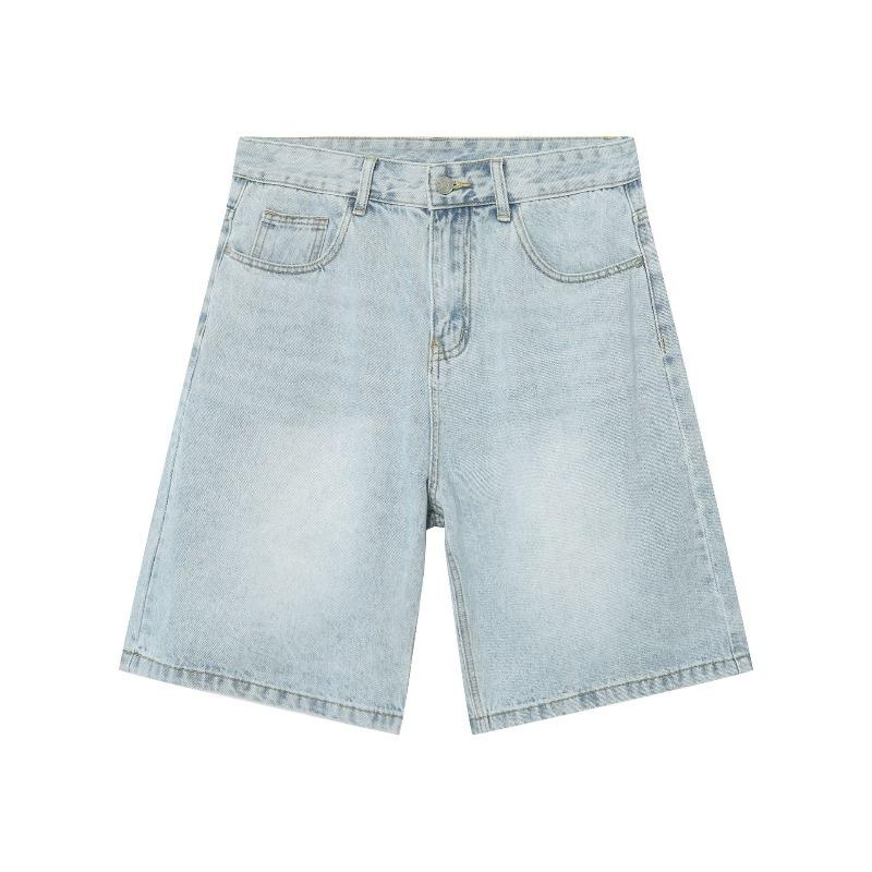 Denim Shorts Men's Summer Five-point Pants Loose Casual Pants
