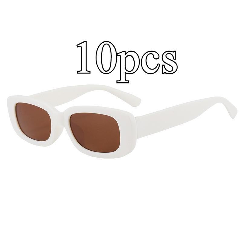 Korean Retro Square Child Sunglasses for Kids Fashion Oval Solid Color Children Eyewear UV400