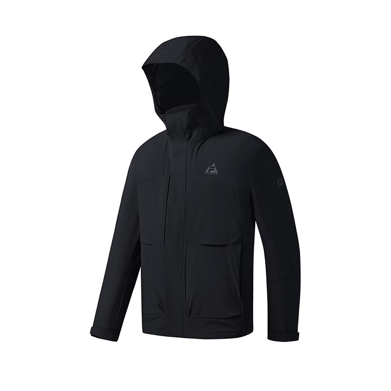 

FILA Explorer Casual Commuting Outdoor Windproof Warm Durable Woven Two-Piece Hooded Jacket Men jackets Deep-Black A11M547702FBK XXXL