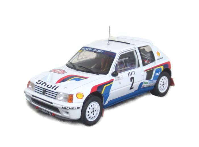 

Ixo Peugeot 205 T16 1985 Rally Monte Carlo Vatanen Completed Product 1/24 #2 A.