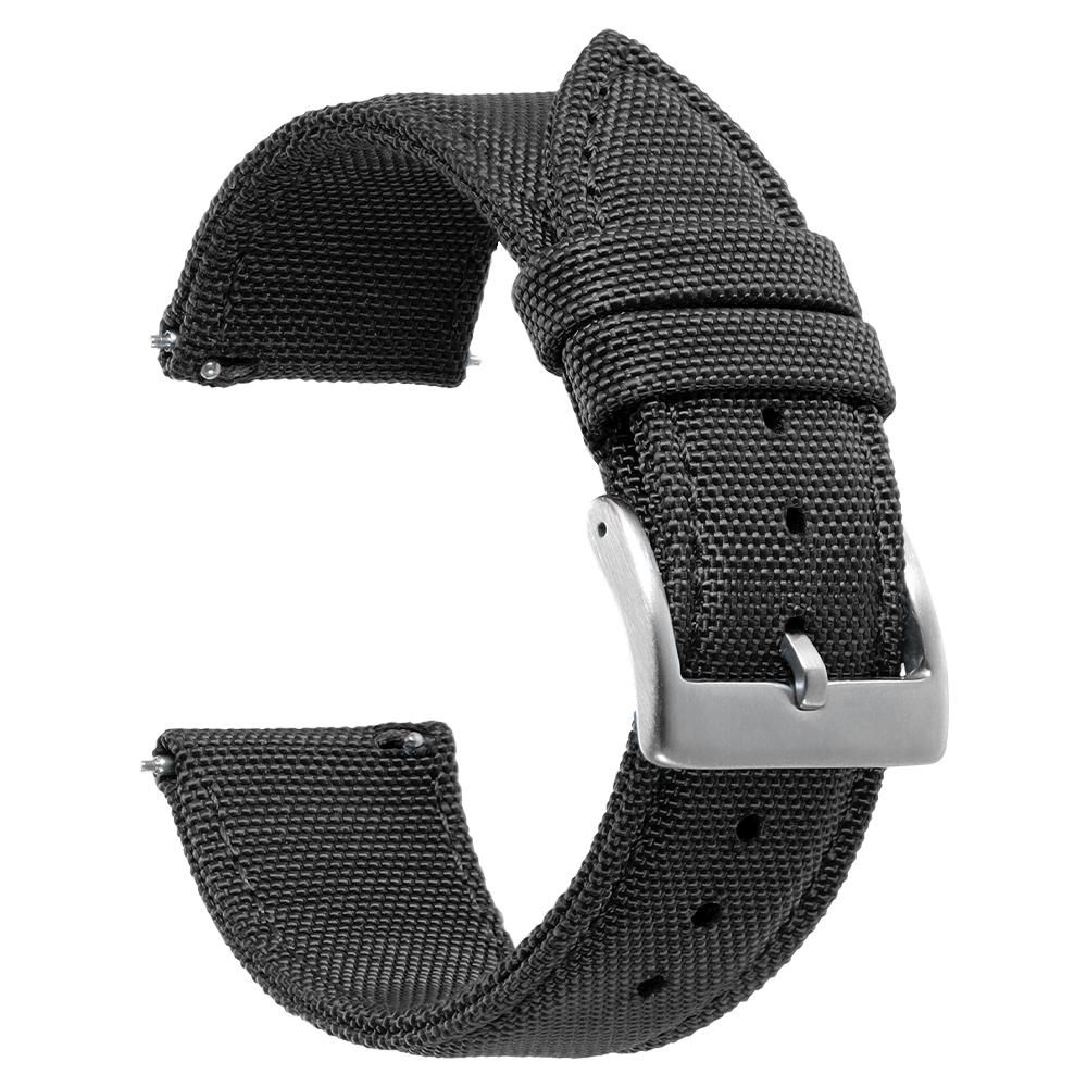 Waterproof Sailcloth Watch Strap Green Two-Sided Nylon Watchband Quick Release 20mm 22mm Band for Omega Military Sport Wristband