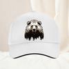 Creativity Design Big Bear Baseball Cap for Adults Minimalist Retro Style Casual Soft Adjustable Dad Hat Perfect As Gift