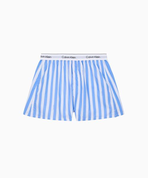

[CK] Men s Cotton Poplin Boxer NM283130M [Shipped from Korea] 100% Authentic Blueprint - XL