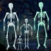 32/90/150 cm bewegliches menschliches Skelett, Halloween-Dekoration, Party-Requisite