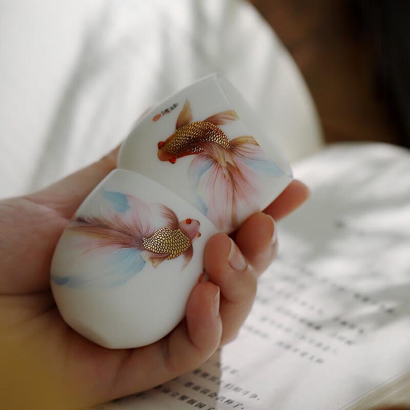 Chaxun Ceramic Dragon Egg Kung Fu Tea Cup