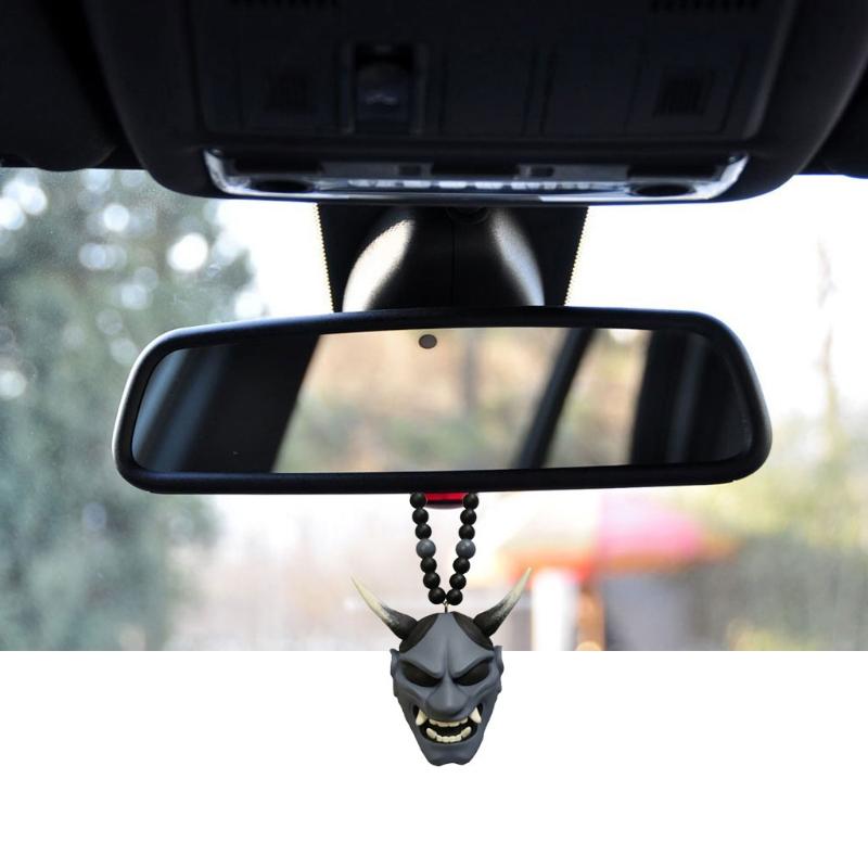 Nowość Japoński Oni Samuraj Brelok do zawieszenia w samochodzie Dekoracja na Halloween Diabeł Stylizacja lusterek wstecznych