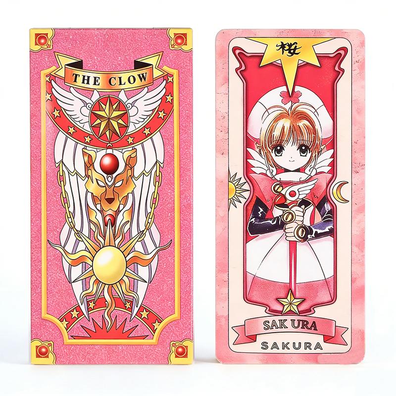 Anime Card Captor Sakura Cards Cosplay Card Sakura Cards Clow Cards Tarot Prop Paper Poker Card Funny For Family Friend Party