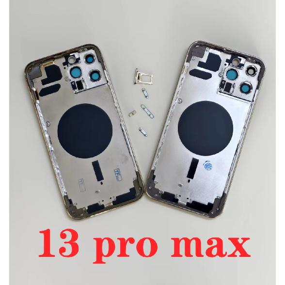 Rear Shell OEM For iPhone 13 Pro Max 12 Mini 11 SE3 14 Pro max Back Housing With Free Gifts,Back Shell Frame+Back Cover+Side Key