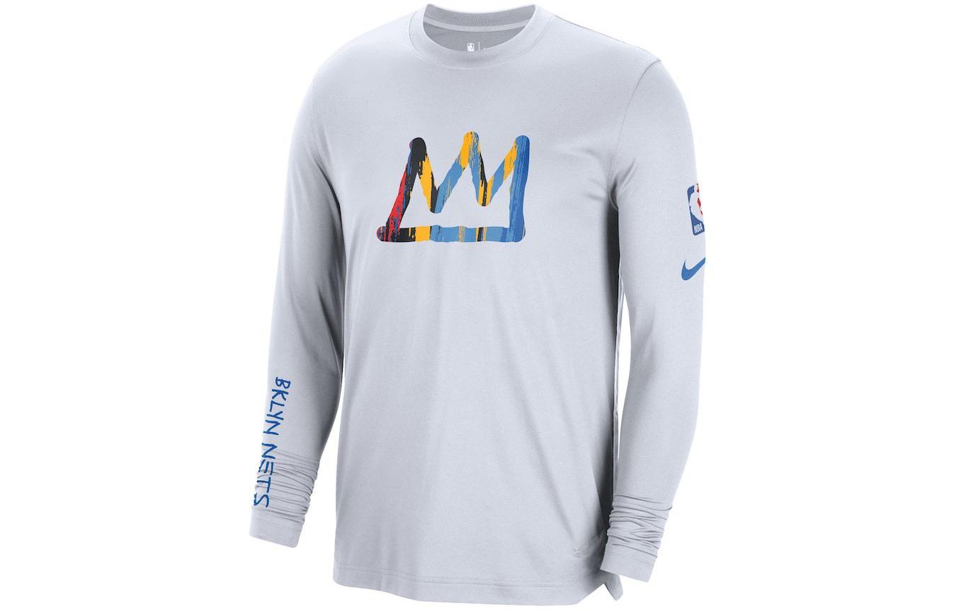 

Nike Nba Brooklyn Nets City Edition Loose Fit Dri Fit L/S T shirt DN8487-100 XL