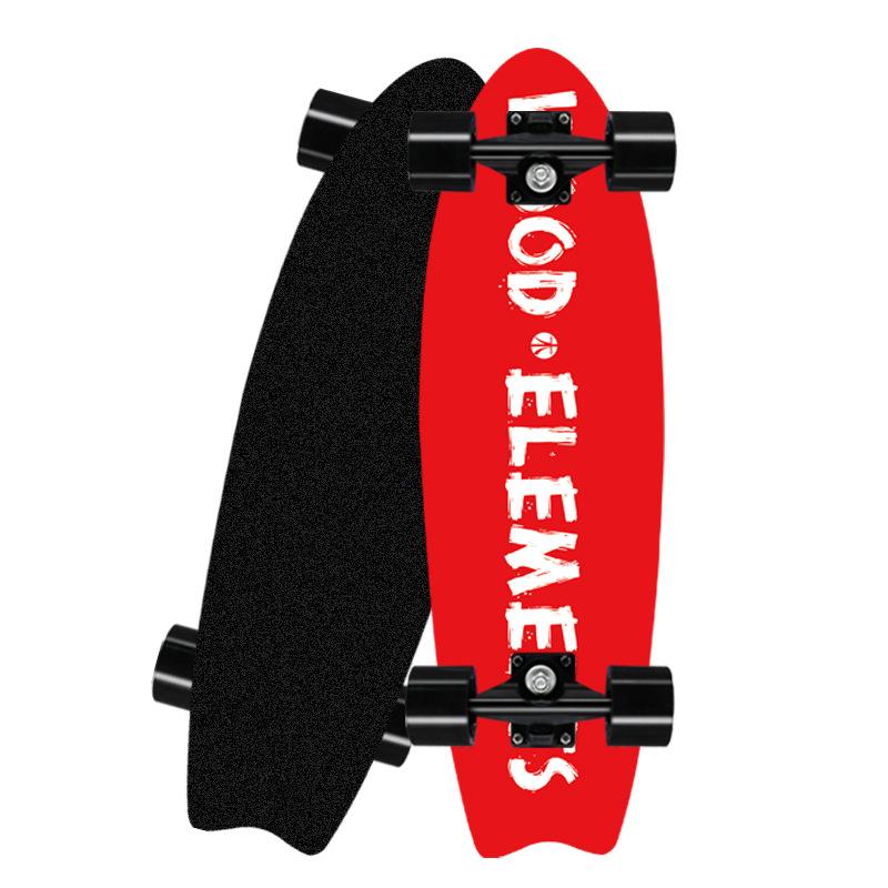 Professionelles Surfland-Skateboard aus Ahorn mit Einzelrocker, Cruiser-Skateboard, Longboard, Kindersport, Straße, Outdoor-Fitnessstudio