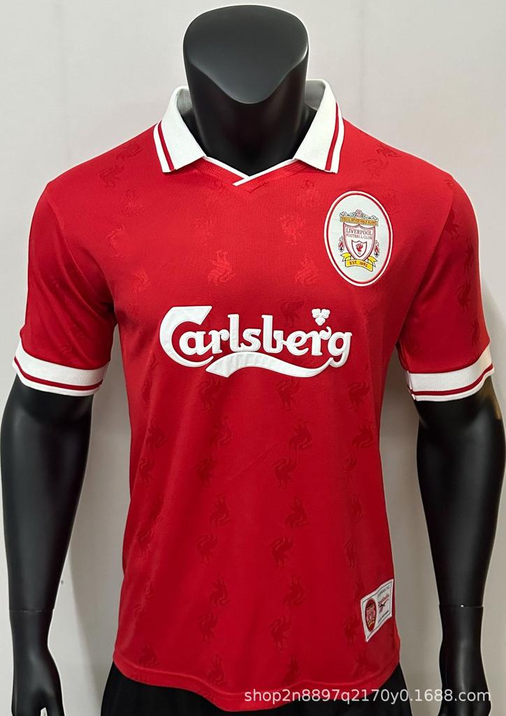 Voetbalclub Liverpool Vintage Shirt Thuis Champions League Editie Real Madrid Thuisshirt Klassiek Vintage Voetbalshirt
