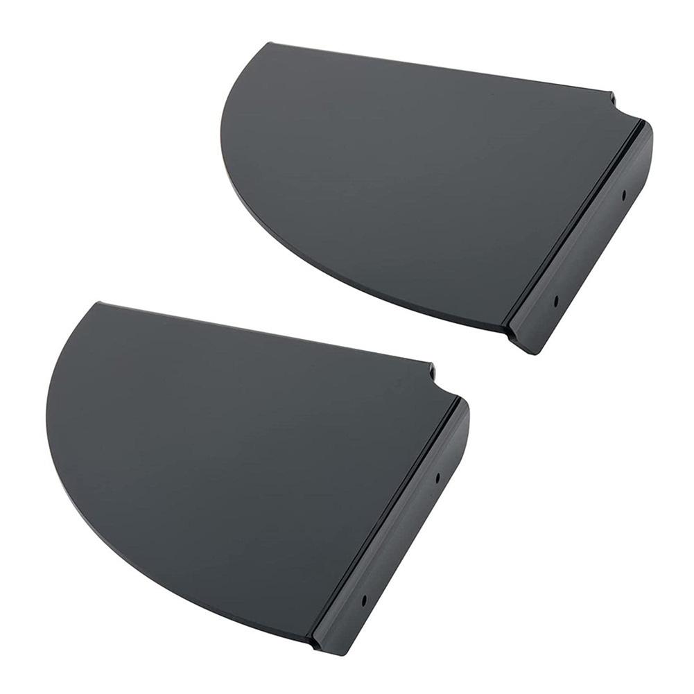 Floating Corner Shelf Wall Mount Acrylic Simple Shelf Wall Hanging Storage Rack For Kitchen, Bathroom, Bedroom 2Pcs