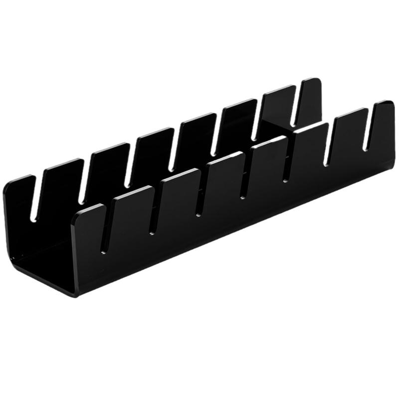 

Acrylic Cap Storage Rack With Slots Baseball Cap Display Stand Cap Storage Container Household Storage Organization For Bedroom чёрный