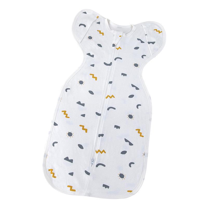 Novorozenecká zavinovačka z čisté bavlny - Antireflexní spací pytel na jaro, léto a podzim