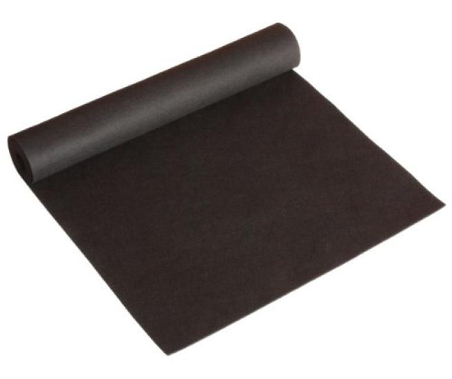 Kobaido Calligraphy Desk for Paper x Black 2mm Thick Pad, Mosen, Half-Cut (45 150cm), Felt,
