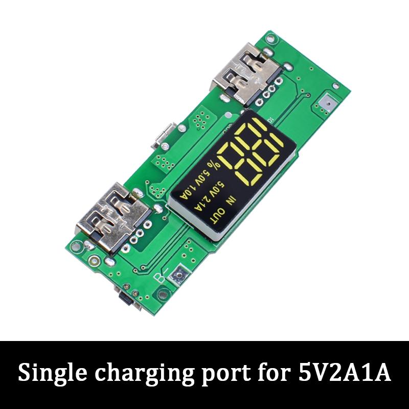 LIZAO Dual USB 5V PD Power Bank DIY Kit with LED LCD Display 18650 Battery Charger PCB Mobile Power Module for Phone Accessories