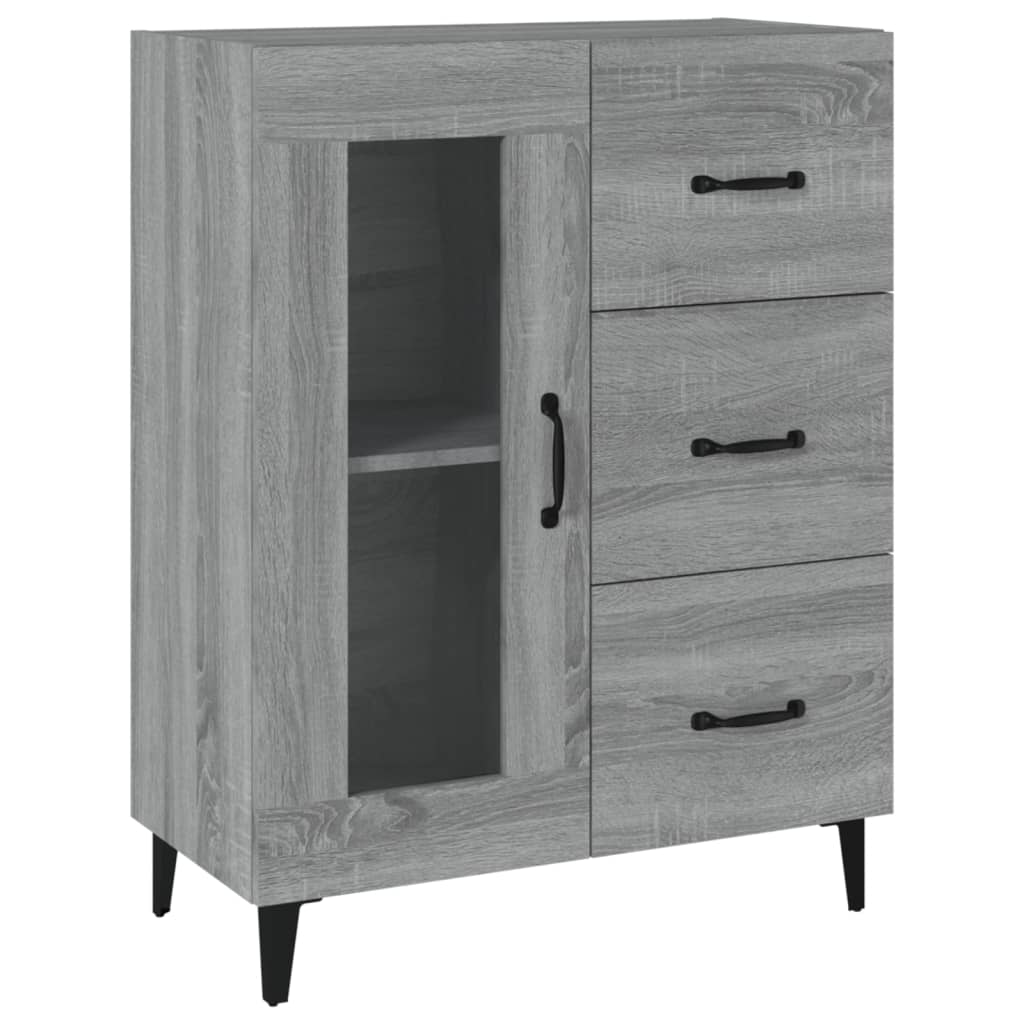 Sideboard Gray Sonoma 69.5 x 34 x 90 cm Particleboard