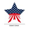 2000 Stück Unabhängigkeitstag Patriotische Aufkleber Geschenkverpackungsetiketten Sternförmige Aufkleber zum Versiegeln von Einladungsumschlägen