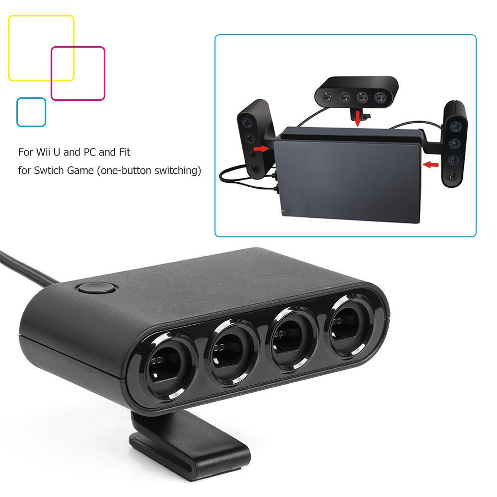 4 Ports Game Converter for GameCube GC Controller USB Adapter for Nintend Switch NGC/Wii u/PC Star Fighting Game Accessories