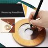 Adjustable Circle Drawing Ruler Woodworking Tool Round Circle Drafting Measurement Ring Ruler