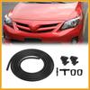 Front Windshield Washer Nozzles Kit for Toyota Solara 2004-2008 2.2 Meters Windshield Washer Hose with 2pcs Connectors Replaces 85381-AE020