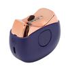 Mini Electric Nail Clipper Ultra Quiet LED Light Rechargeable Automatic Fingernail Cutter with Scraps Storag Blue