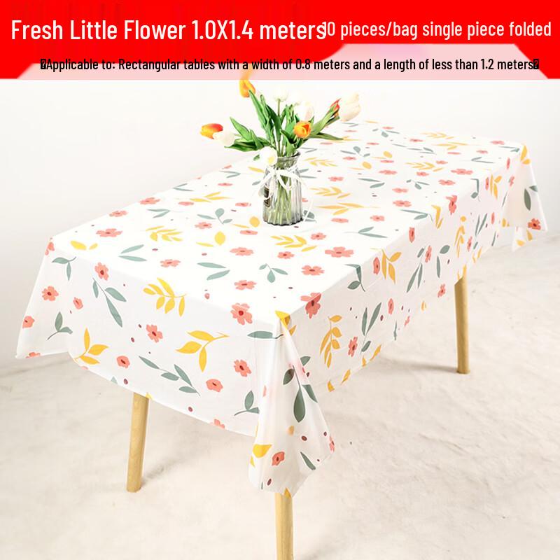 ZISIZ Disposable Party Tablecloth (10-Pack)