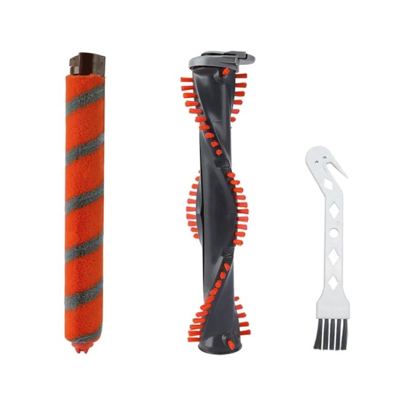 Набор из 3 высокопроизводительных роликовых щеток с сильным всасыванием для удаления шерсти домашних животных с ковров и мебели 1