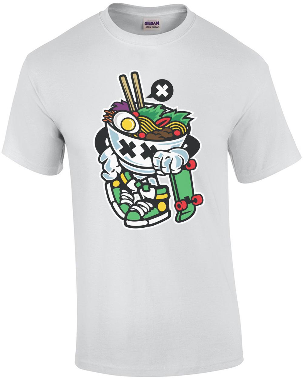 Гангста Ретро Катание на роликах Лапша Футболка Унисекс Футболка S