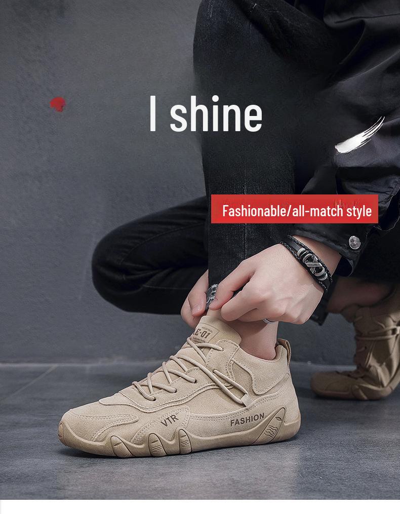 Men's Casual Lightweight Non-Slip Work Shoes - Trendy Summer Construction Footwear