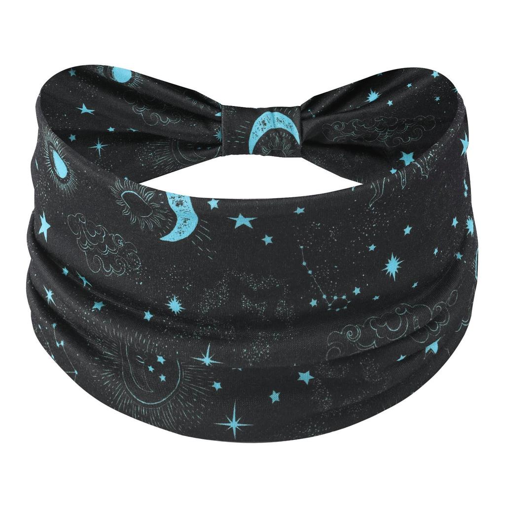 Cross-Border Women's Cotton Yoga Headband - Elastic, Sweat-Absorbing, Fashionable