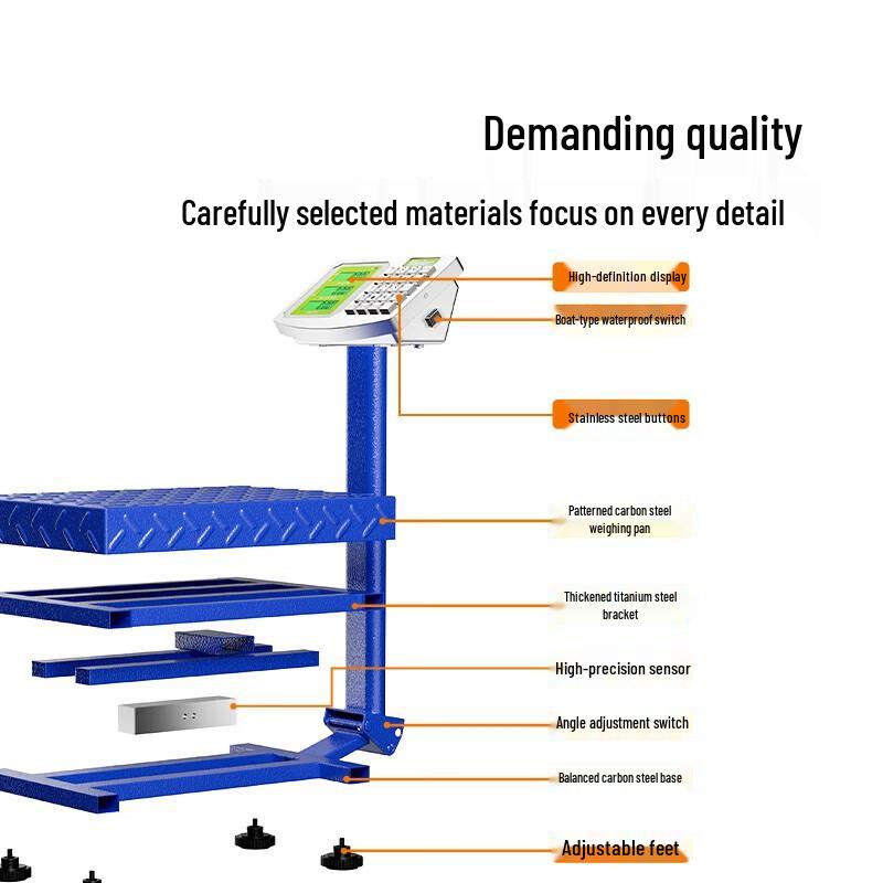 Konka Commercial 180kg Stainless Steel Digital Platform Scale