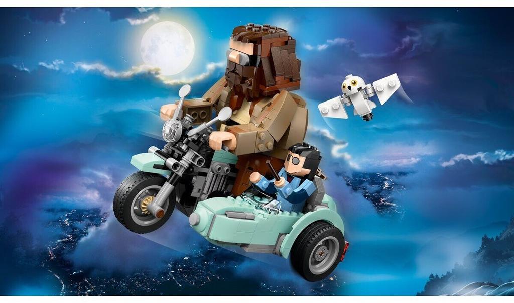 LEGO Harry Potter Constructor – Hagrid and Harry's Motorbike Ride Figure (76443)