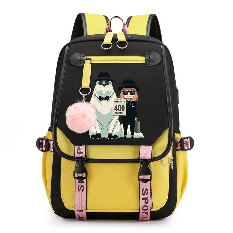 RiMan SPY x FAMILY Spy Play House Backpack Junior High School Student Personality Trend College Style School Bag