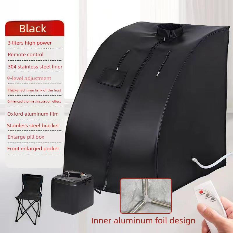 Portable Folding Sweat Steamer Whole Body Steam Cycle Sauna Bath Box Household Portable Steam Sauna Kit