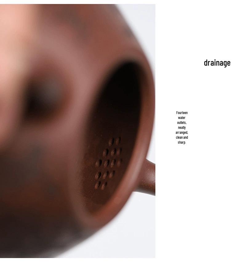 Handmade Yixing Purple Clay Teapot for Home Use - Ziyuan Shiqiao Clay
