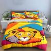 Colorful lion face motif. Bedding sets Duvet cover sets Duvet covers Pillowcases(1*Duvet Cover 2*Pillowcases without duvet insert)