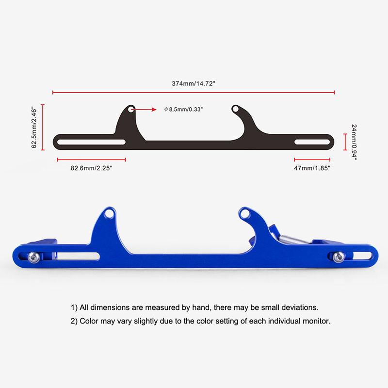 Durable Aluminum Throttle Cable Carb Bracket Set In Vibrant Colors For Holley 4500 Dominator