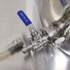 Brewer Built Full Port Ball Valve 1.5 Inch Tri Clamp x Male Quick Disconnect Stainless Steel 304 Homebrew Brew Kettle Spigot